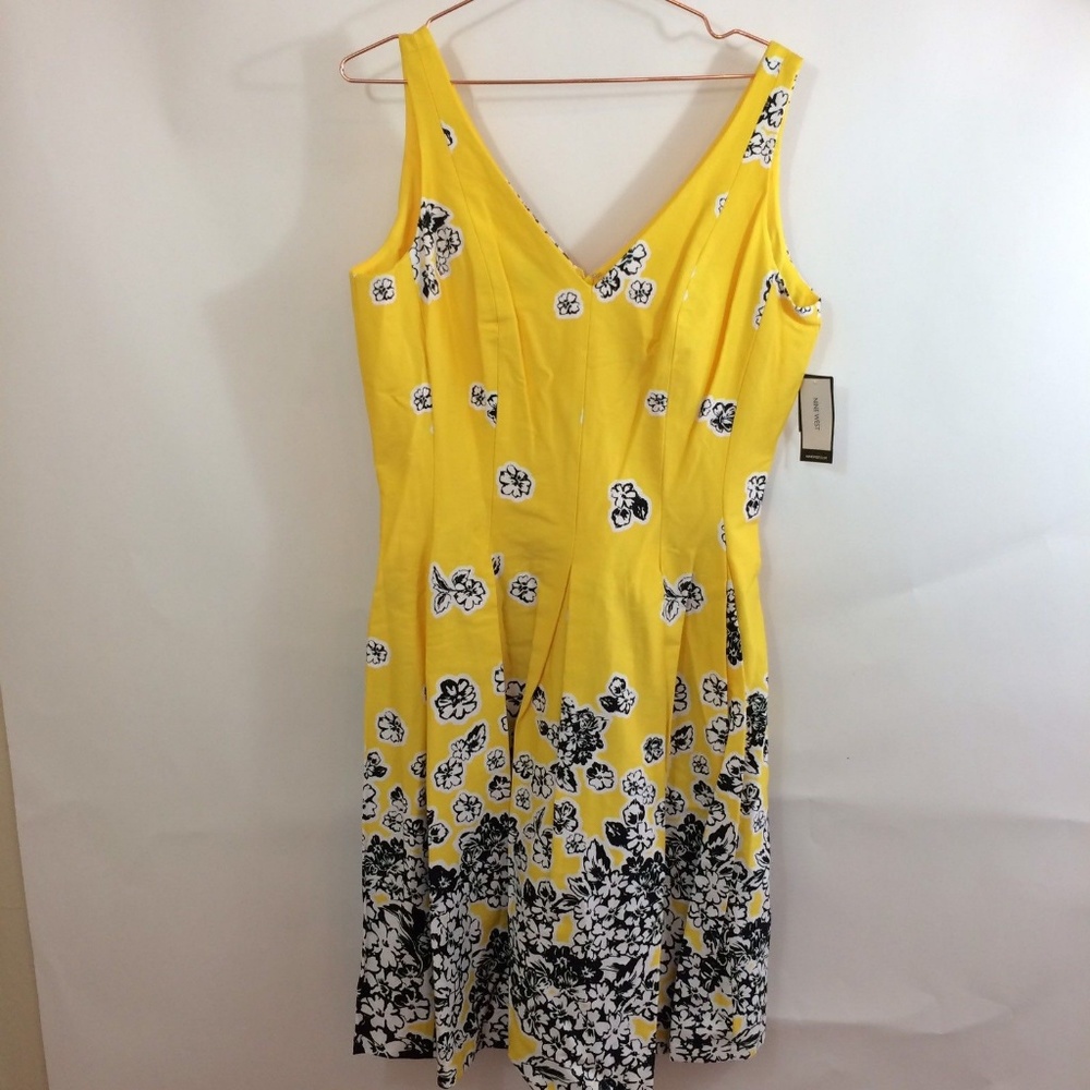 NWT Nine West Women's Sunshine Combo Yellow Sz 10